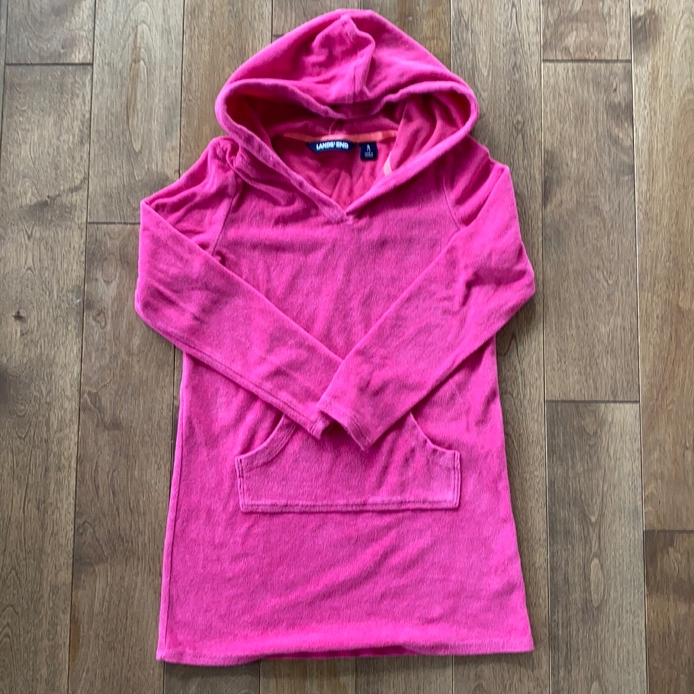 Lands’ End terry swim cover